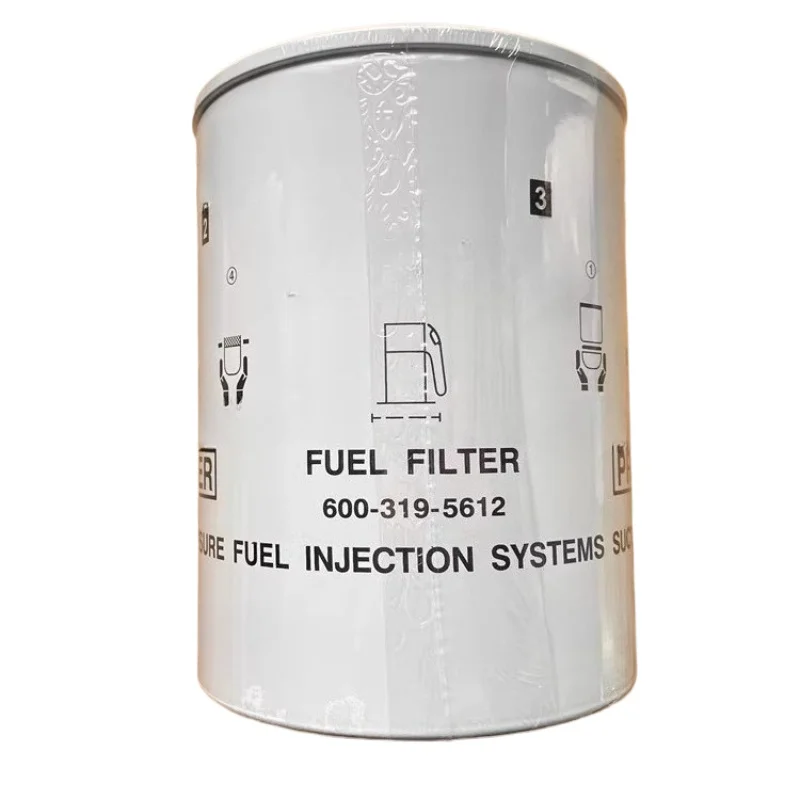 

600-319-5612 Высокопроизводительный дизельный топливный фильтр для экскаваторов Komatsu PC110-8M0 / PC130-8M0, новая модель