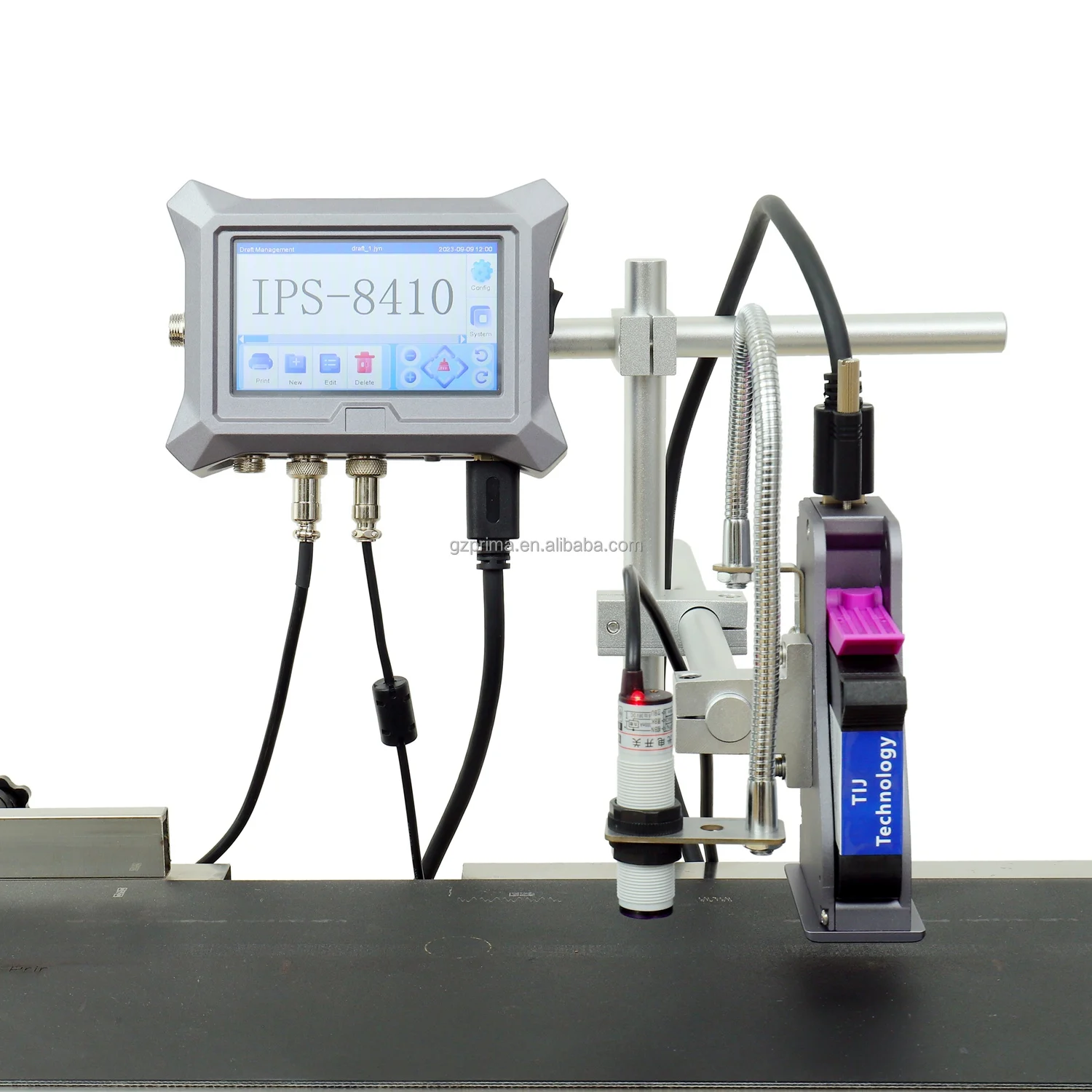 2024 New Digital Online Logo TIJ Printer Fast Dry Thermal Barcode Label Inkjet Machine For Plastic Bag