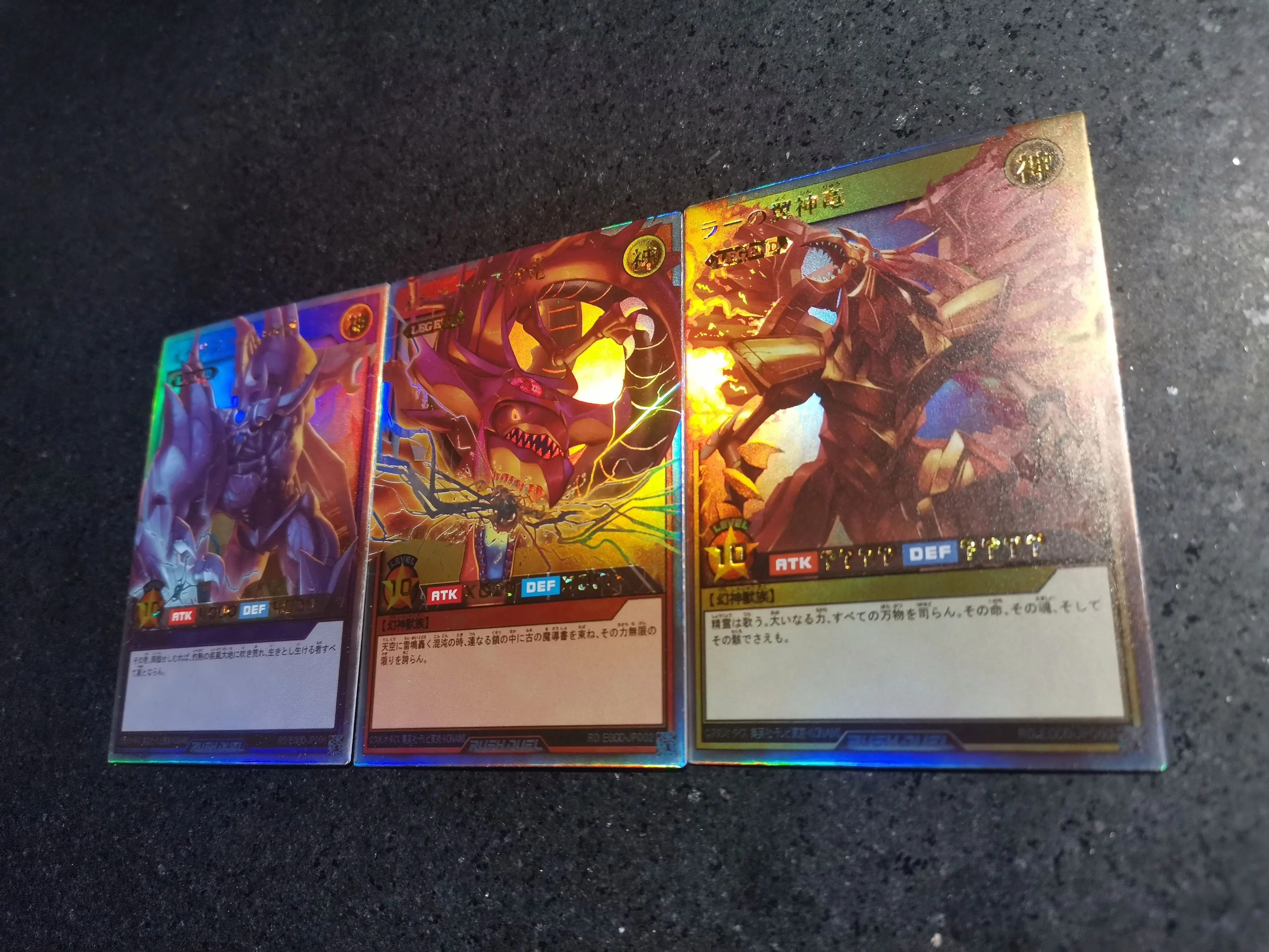 3pcs/set Diy Yu-Gi-Oh!  RD-DRR Self Control Collect Signature Trading Flash Card Anime Cartoon Gift