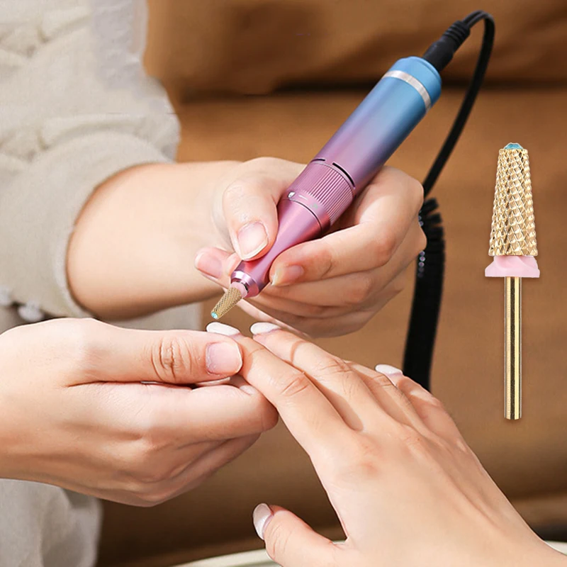 التنغستن الصلب قاطعة المطحنة مسمار لقمة ثقب الكهربائية مانيكير التدريبات باديكير مطحنة بت آلة الملفات مسمار الفن اكسسوارات أداة #5
