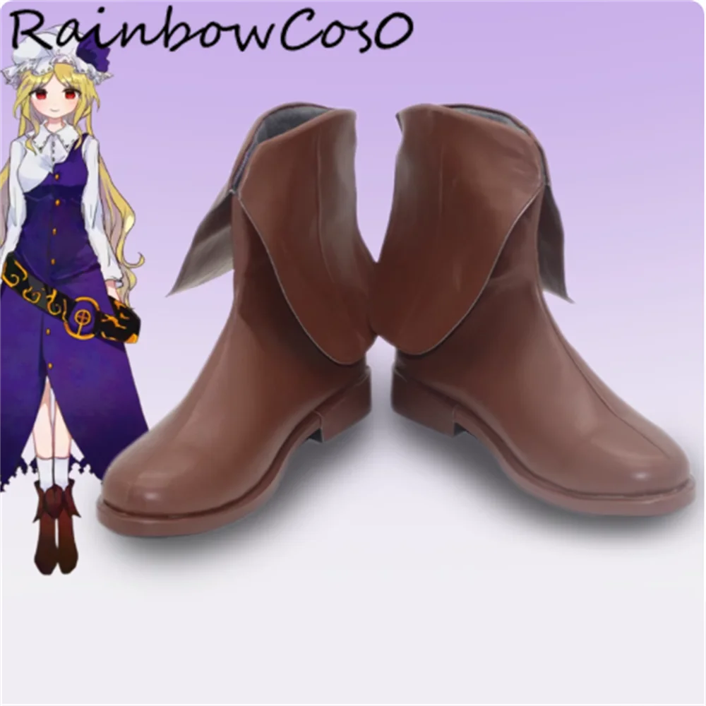 

Watatsuki no Toyohime Touhou Project Cosplay Shoes Boots Game Anime Party Halloween RainbowCos0 W5450