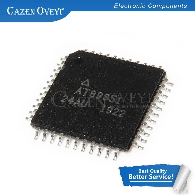 AT89S51-24AU AT89S51 AT89S52-24AU AT89S52 TQFP-44 재고, 로트당 5 개