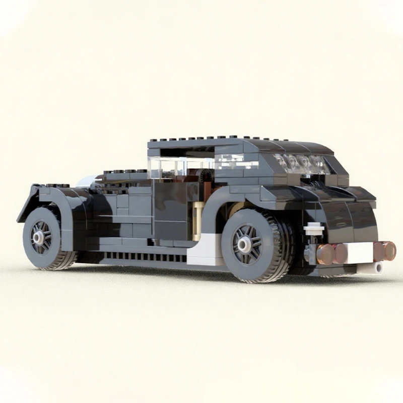 

354 шт. MOC Bentley Speed Six Blue Train Special City Champions Супер автомобильные строительные блоки Рождественский подарок Убийство времени на праздник