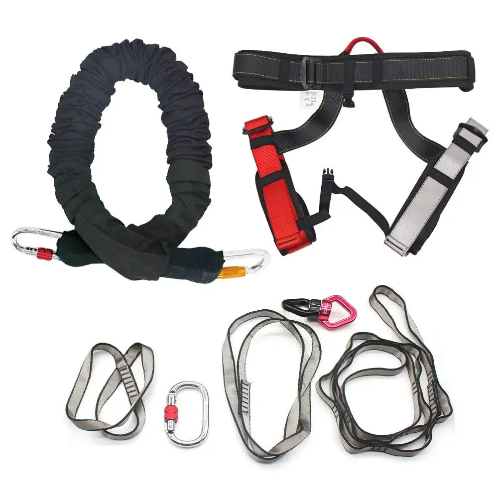 

Профессиональный набор для фитнеса с банджи-резинками для домашнего спортзала, йоги и банджи-танцев