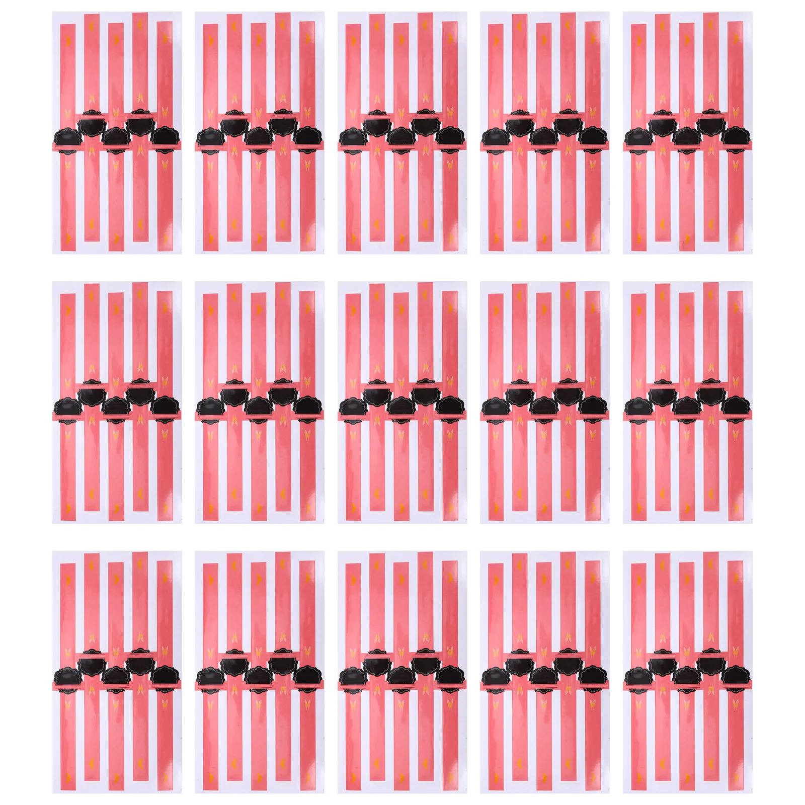 

100 шт. самоклеящихся этикеток с гладкой поверхностью для выпечки и упаковки: для печенья, тортов, шоколадных пакетов, подарочных коробок, декора для вечеринок и поделок своими руками