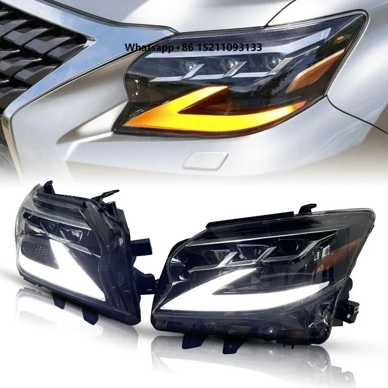 Auto LED Dynamic  Lens Front Lamps Assembly Upgrade Car Headlights Accessories