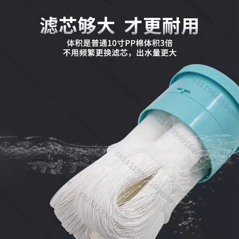 10 Inch 20 Inch PVDF Ultrafiltration Membrane Filter Element Removable and Washable Filter Element with Lining Front