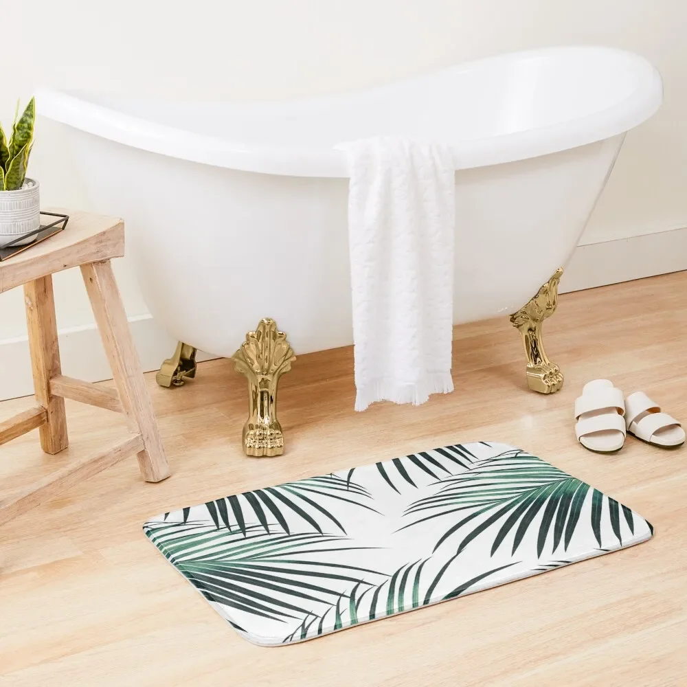 

Green Palm Leaves Dream #3 #tropical #decor #art Bath Mat Bathroom Carpets Bathroom Slip Modern Bathroom Accessories Mat