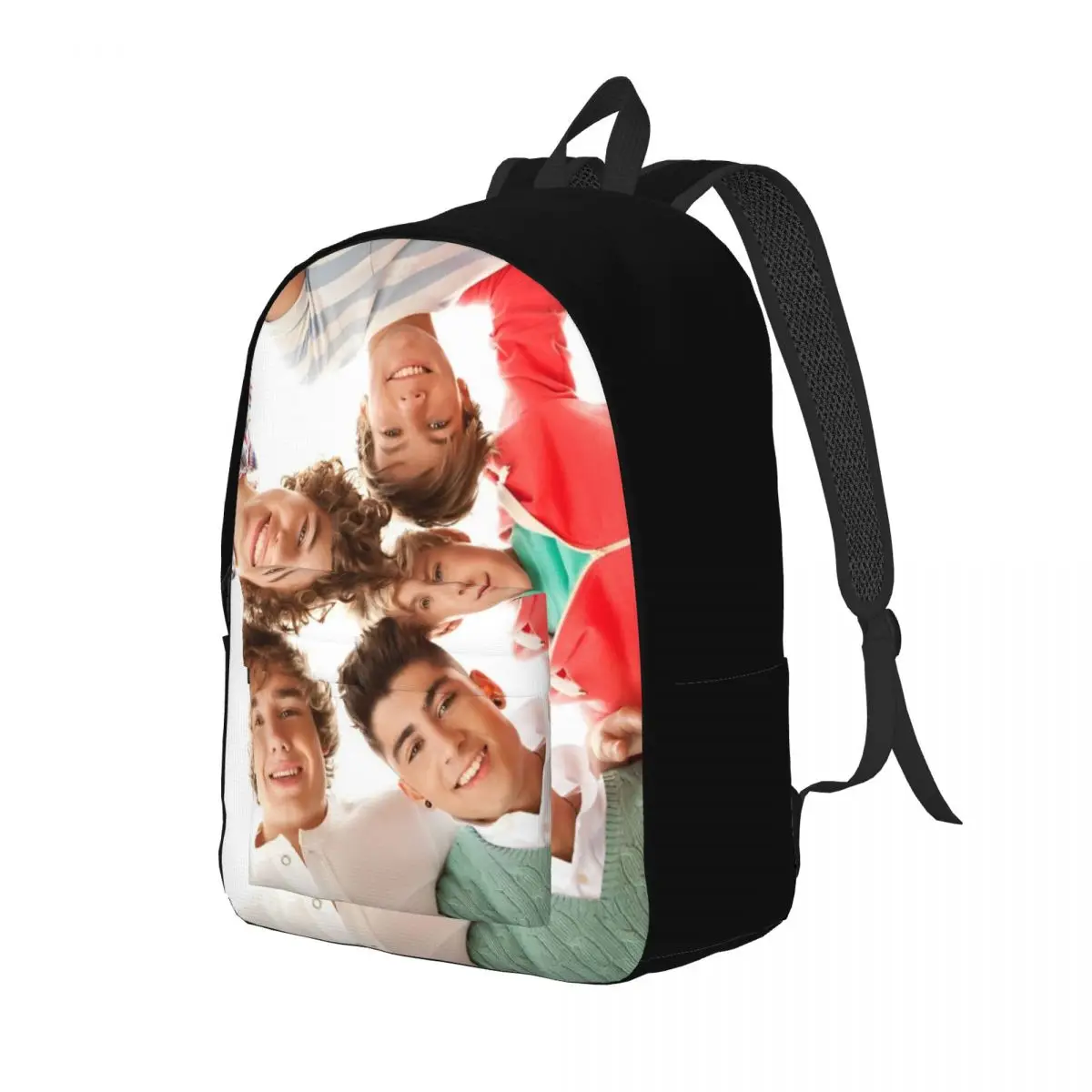 Mochila adolescente combinatio 1d de uma direção, esportes, ensino médio, caminhadas, viagem, mochila para homens, mulheres, laptop, computador, bolsas de lona