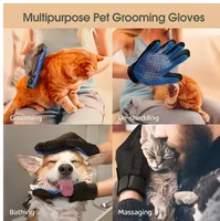 Pet Hair Glove Comb Pet Dog Cat Grooming Cleaning Glove Deshedding Hair Remover Massage Brush Animal Supplies Cat Accessories 6