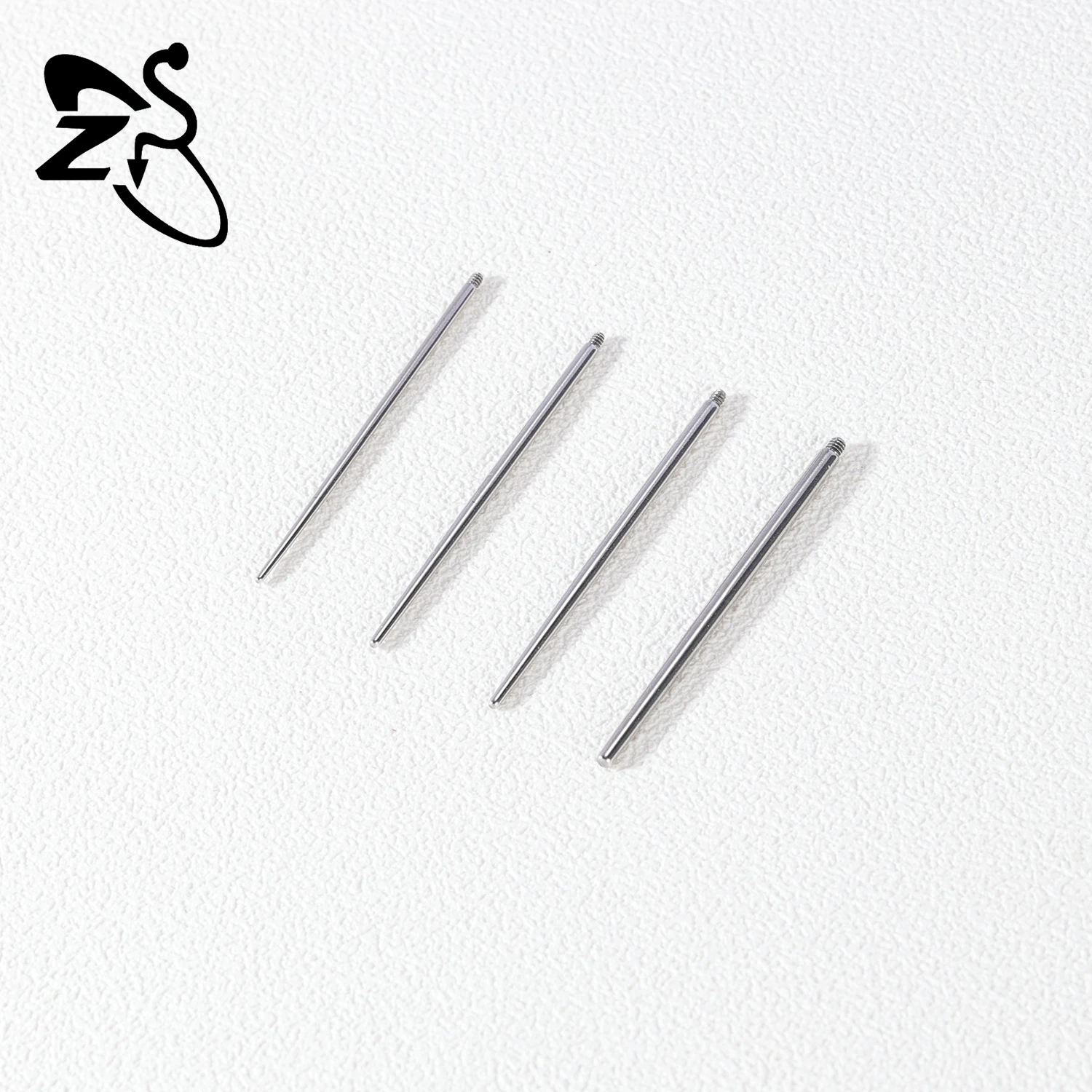 ZS 1 STÜCK Gerades, gebogenes Edelstahl-Kegelwerkzeug, gewindeloses Einsetzen, Schraub-Assistent-Set für Ohr-/Nasen-/Navel-Piercing-Werkzeuge – Detail 18