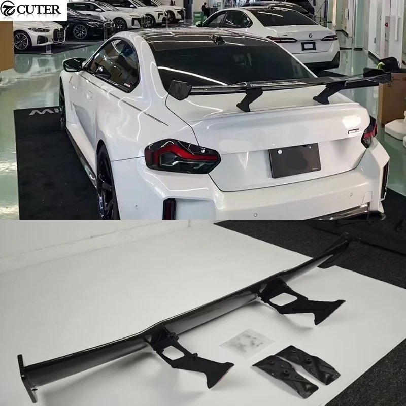 

G87 M2 3D Style Dry Carbon Fiber Rear Spoiler Wing for Bmw G87 M2 Car Body Kit