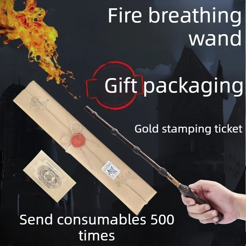 Varita de Fuego Spitfire de Harry Potter, Artículo de Cosplay, Varita de Hermione, Snape, Dumbledore, Voldemort, Regalo de Cumpleaños para Fans
