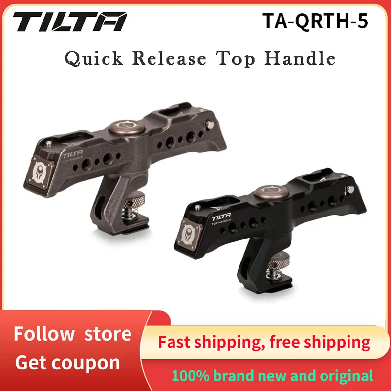 

TILTA TA-QRTH5 Quick Release Top Handle / Rotatable Top Handle Simple Button Universal for BMD/5D/KOMODO/A7S3/S5