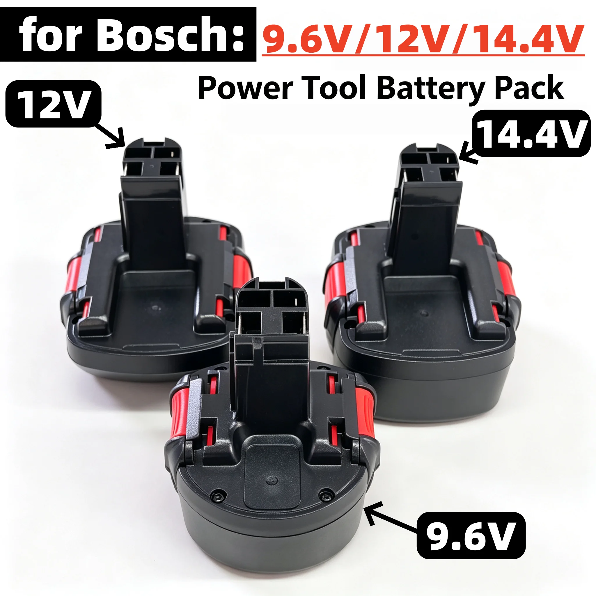 9.6V /12V /14.4V Ni‑Cd Rechargeable Battery Replacement For Cordless Hand Pistol Drill Electric Tool Spare Accessories