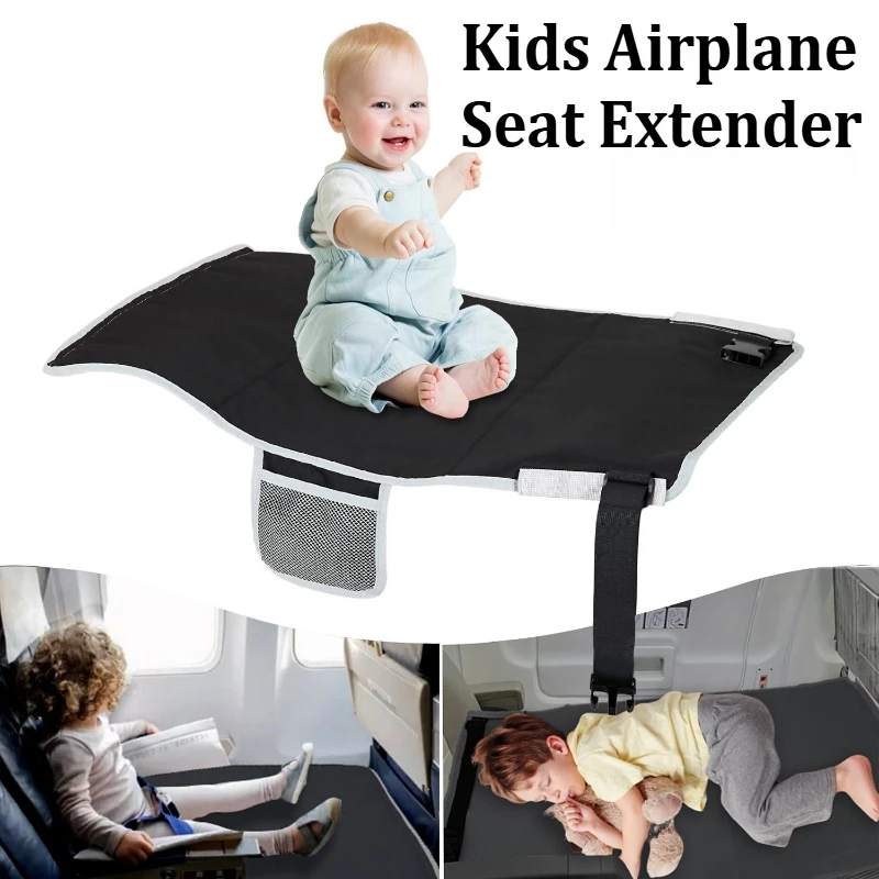

Portable Child Seat Extender Cushion - Foldable Airplane Footrest Kids Travel Bed for Outdoor Camping & Flight Trips Accessories