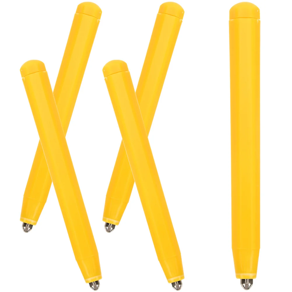 5 Pcs Magnetic Drawing Board for Doodling Toy Replacement Stylus Pens Yellow Plastic Baby