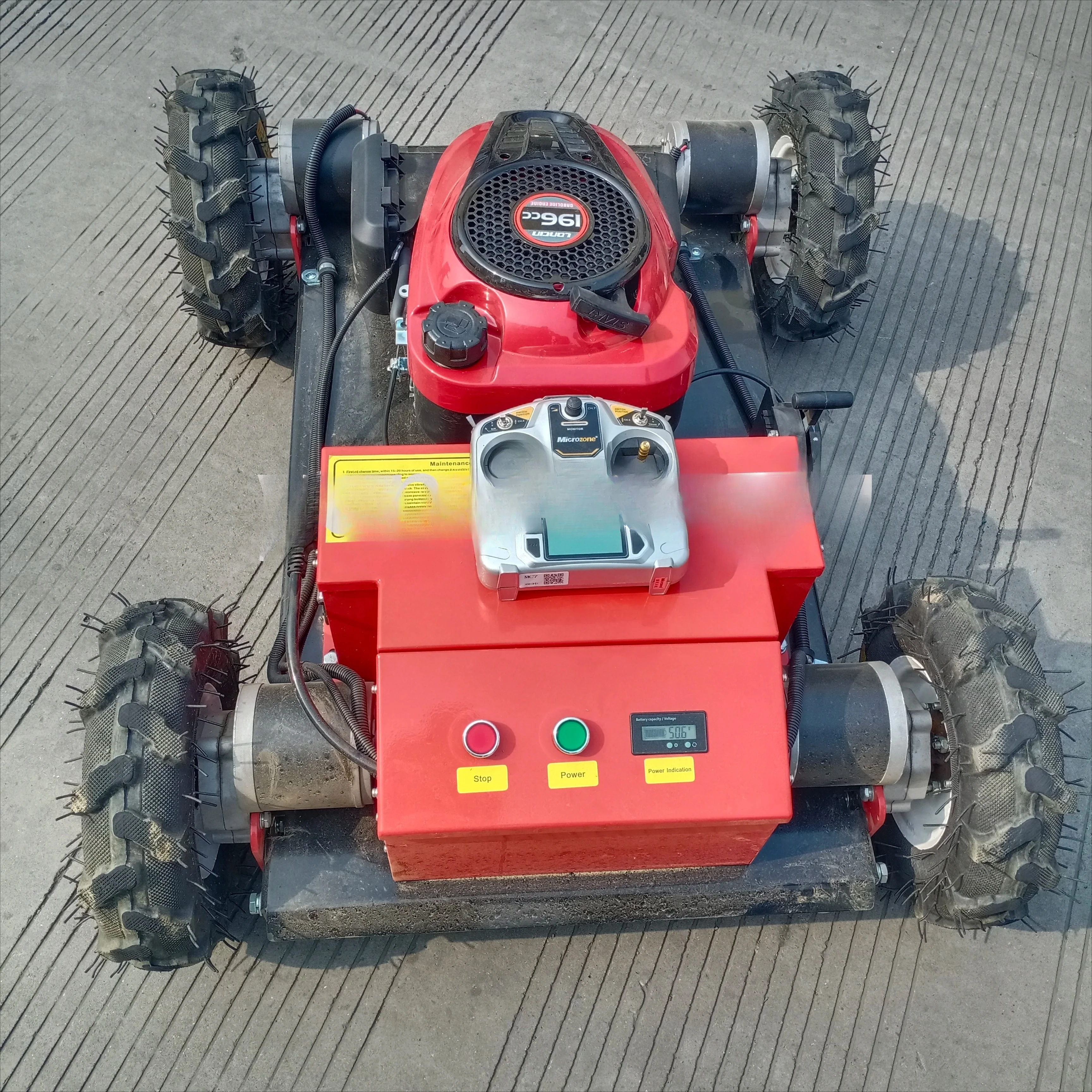 Tosaerba telecomandato HT550: Motore Longcin da 196cc