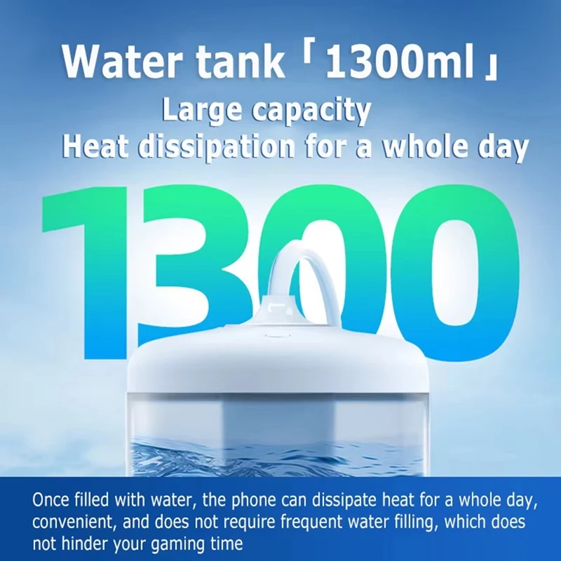 A39Q-Mobile Phone Water-Cooled Radiator Silent Suction Game Live Broadcast Liquid Cooler Heat Sink Ice Temperature Control