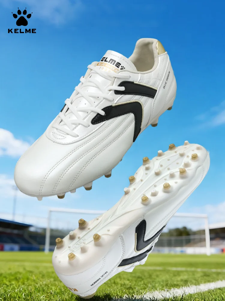 

Kelme Men's Football Shoes Mg Short Nails Adult Youth Football Shoes Daily Professional Training Competition Anti Slip