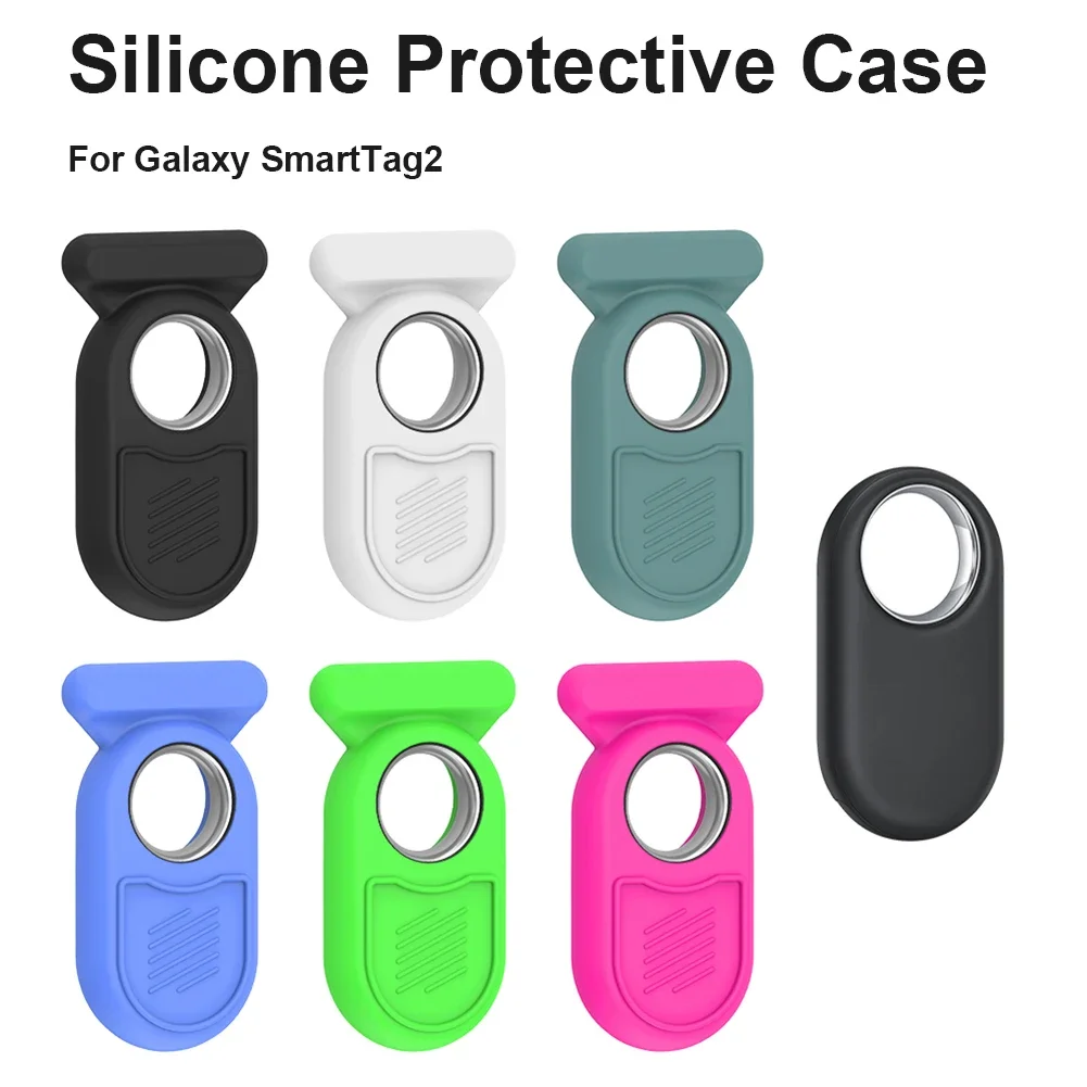 For SmartTag 2 Case Portable Protector Cover For Samsung Galaxy SmartTag2 Smart Tag 2 Soft Silicone Protective Shell Skin Cover