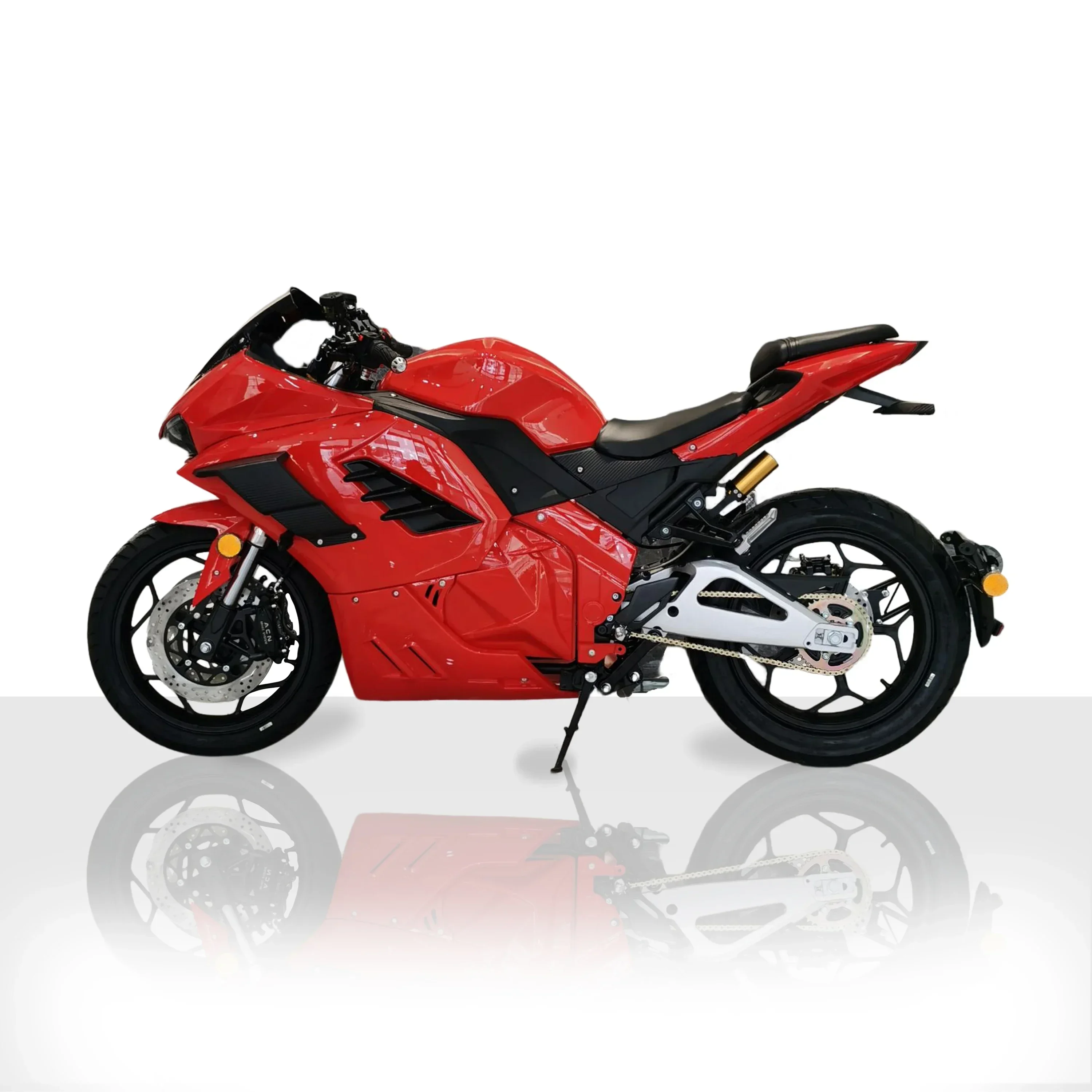 2024 latest modelLithium-ion 72V Center Motor 4000W Fast Speed 130KM/H Chopper Electric Motorcycle