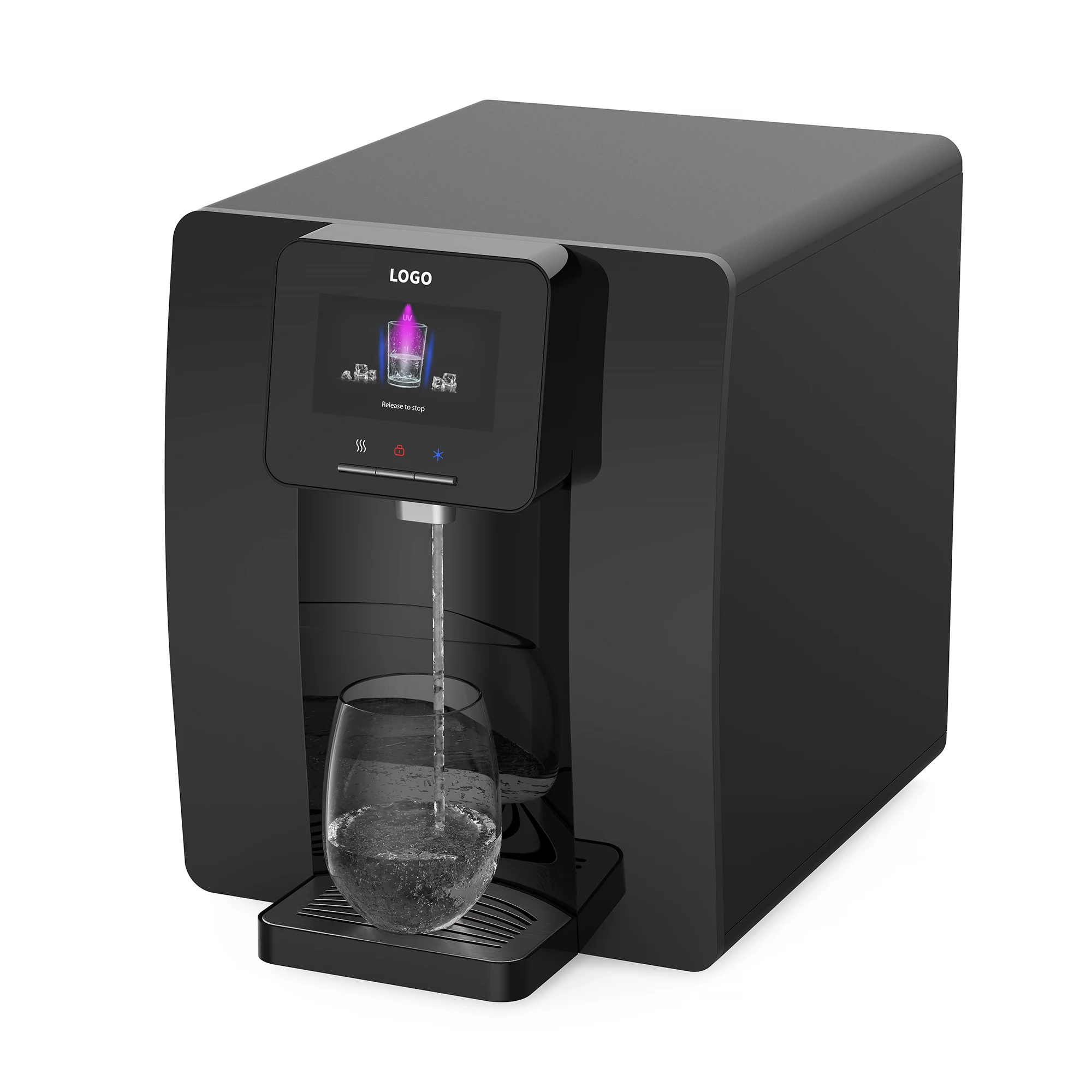 

uu-Smart Electric Hot/Cold/Warm Water Dispenser Real-Time Temperature Display Eco-Friendly ABS Material Customizable Household#