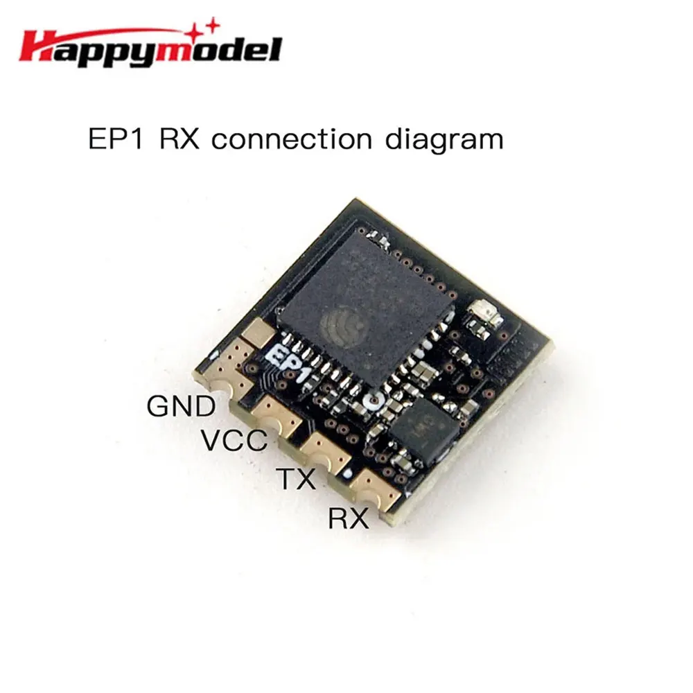 HappyModel EP1 EP2 RX 2.4G ExpressLRS ELRS Nano Long Range Receiver For ES24TX Module RC Airplane FPV Long Range LR4 LR7