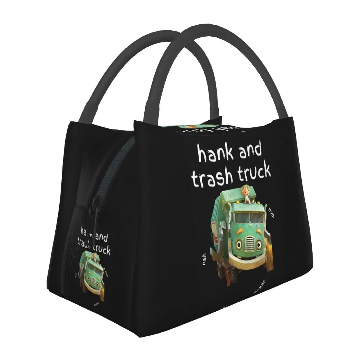 Trash Truck Lunch Bags Insulated Bento Box Resuable Lunch Tote Picnic Bags Cooler Thermal Bag for Woman Children School