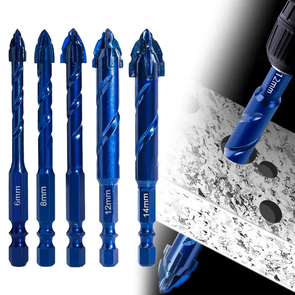 New Four-Flute Sawtooth Eccentric Drill Bit