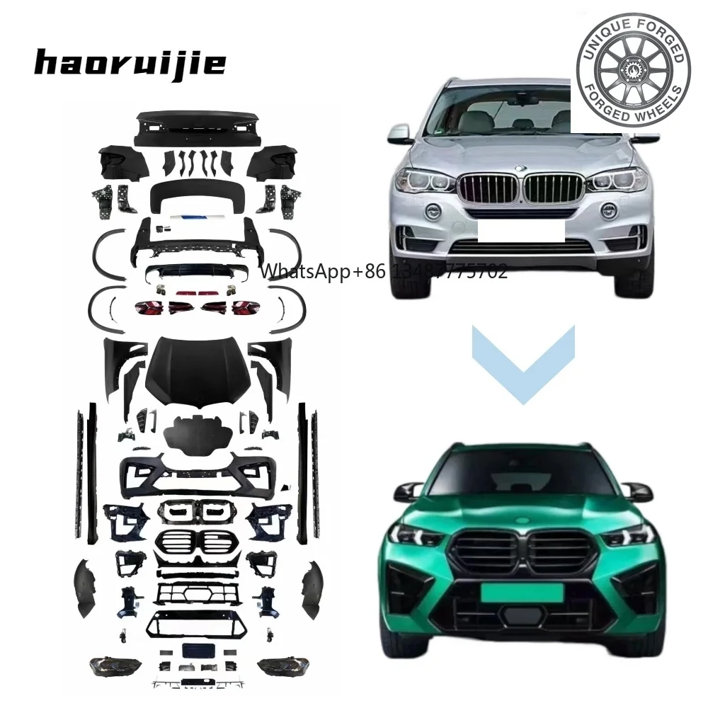 26style Factory Minor Cutting X5M Conversion Body Kit for BMW X5 F15 14-18 Upgrade to G05 LCI X5M F95 Conversion Kit Facelift Ki