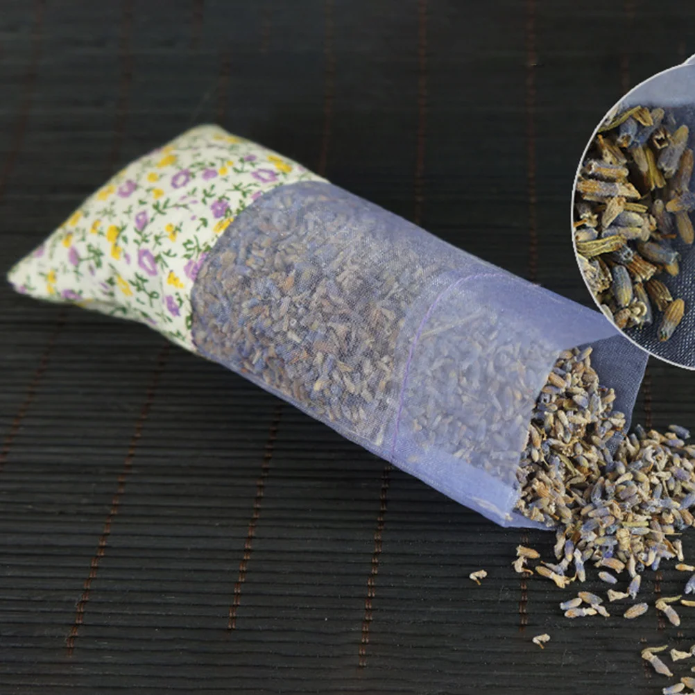 

10pcs Lavender Bags Empty Scented Pouches For Wardrobe Moth Repellent Aromatherapy Sleep Aid Organza Drawstring Gift Candy Tea