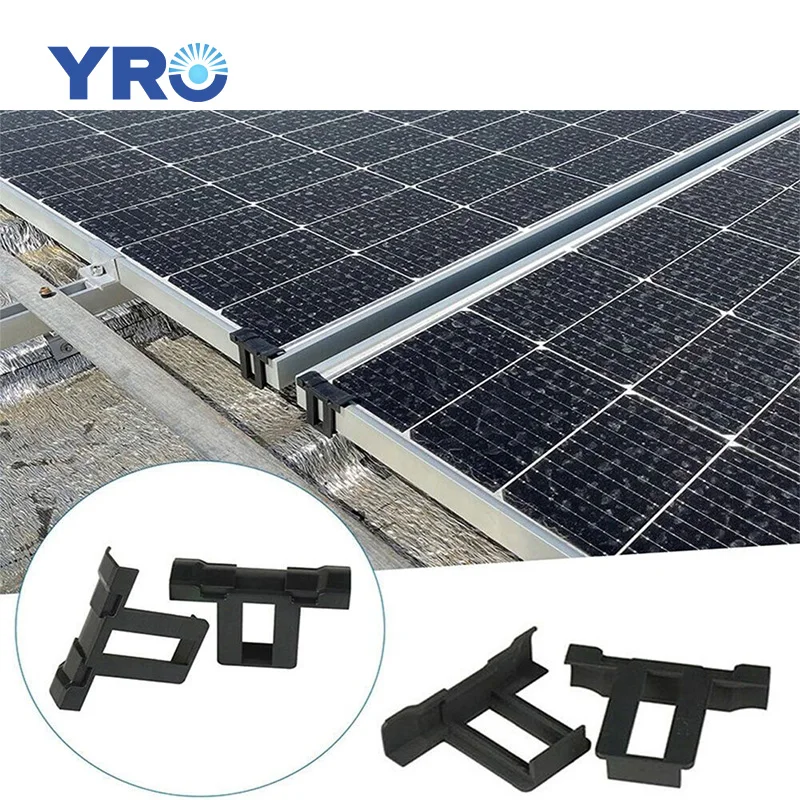30/35/40/45mm Thickness Solar Panel Water Drainage Clips PV Modules Cleaning Clips for Water Drain Solar Power Supplies