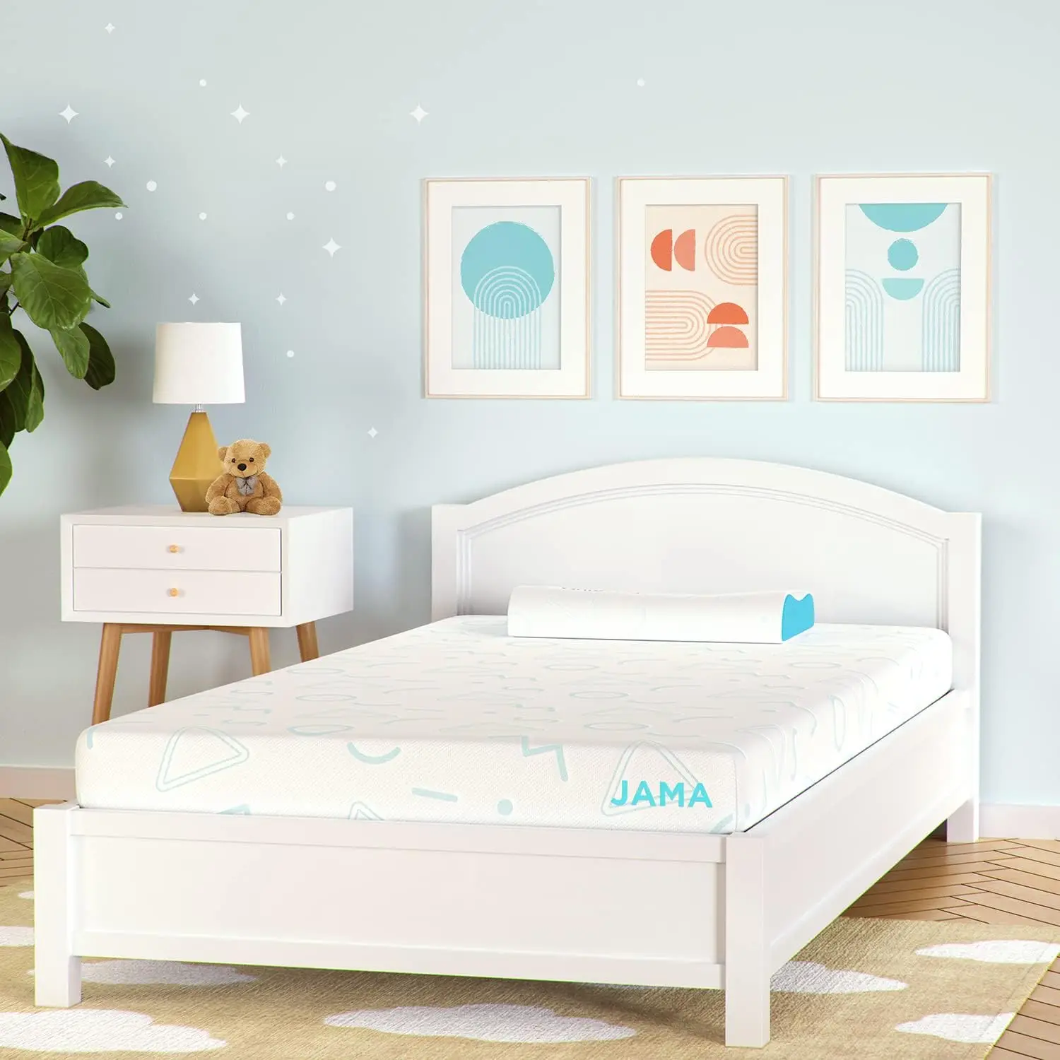 Matelas complet de 5 pouces pour enfants, matelas de lit superposé avec protège-matelas dans une boîte, fabriqué aux États-Unis, CertiPUR-US ignorez, Mediu