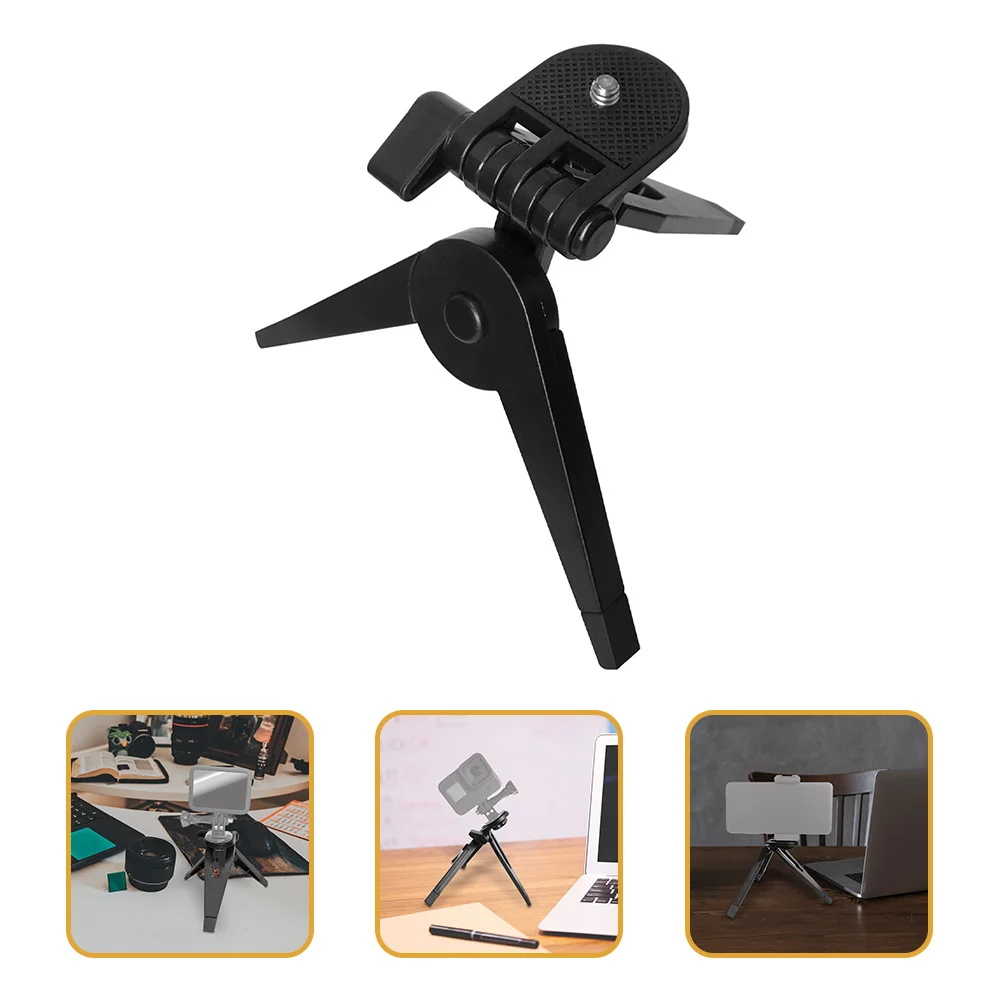 

3Pcs Foldable Tripod Stand Compact Camera Mount for Phone Cameras Adjustable Desktop Holder Portable Travel Use