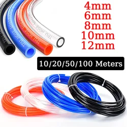 10m/20m/50m/100meters Pneumatic Air Hose Plastic Tube 4mm 6mm 8mm 10mm 12mm Air Hose Tube Pneumatic Tube Polyurethane Tubing