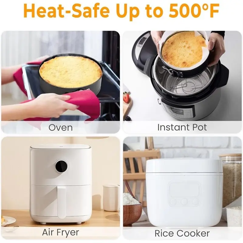 Cost Effective 6+8+10 Inch Springform Pan Set Leakproof Baking Pan For Baking, With Removable Bottom Easy Release & Cleanup