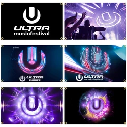 2×3ft 3×5ft Ultra Music Festival Flag Polyester Digital Printed Tapestry Banner Curtain For Decor