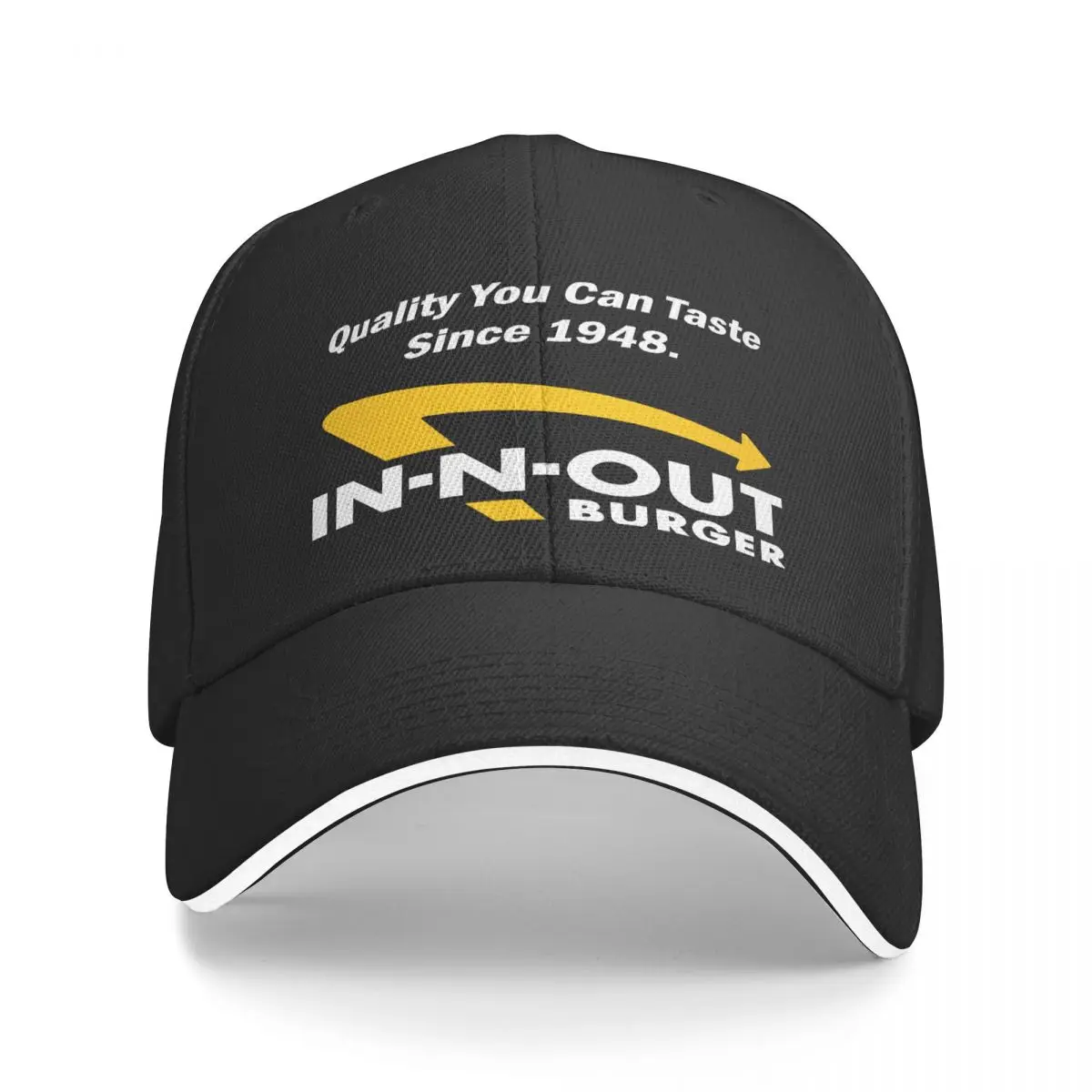 In N Out Burger Double Double Hamburger 2 Sun Cap Men's Hats Baseball Caps Baseball Cap Men Man Hat Baseball Cap