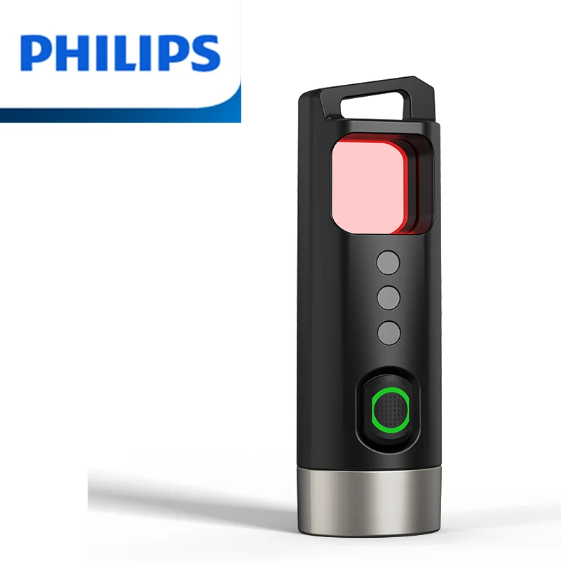 يمكن استخدام مصباح LED المحمول القابل لإعادة الشحن SFL1121P الجديد من Philips EDC لفحص الكاميرا والدفاع عن النفس