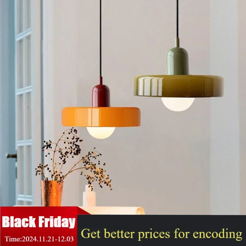 Nordic Pendant Light Glass Home Decorative Lamp For Living Room Restaurant Bedroom Study Indoor Hanging Illumination Luminaires