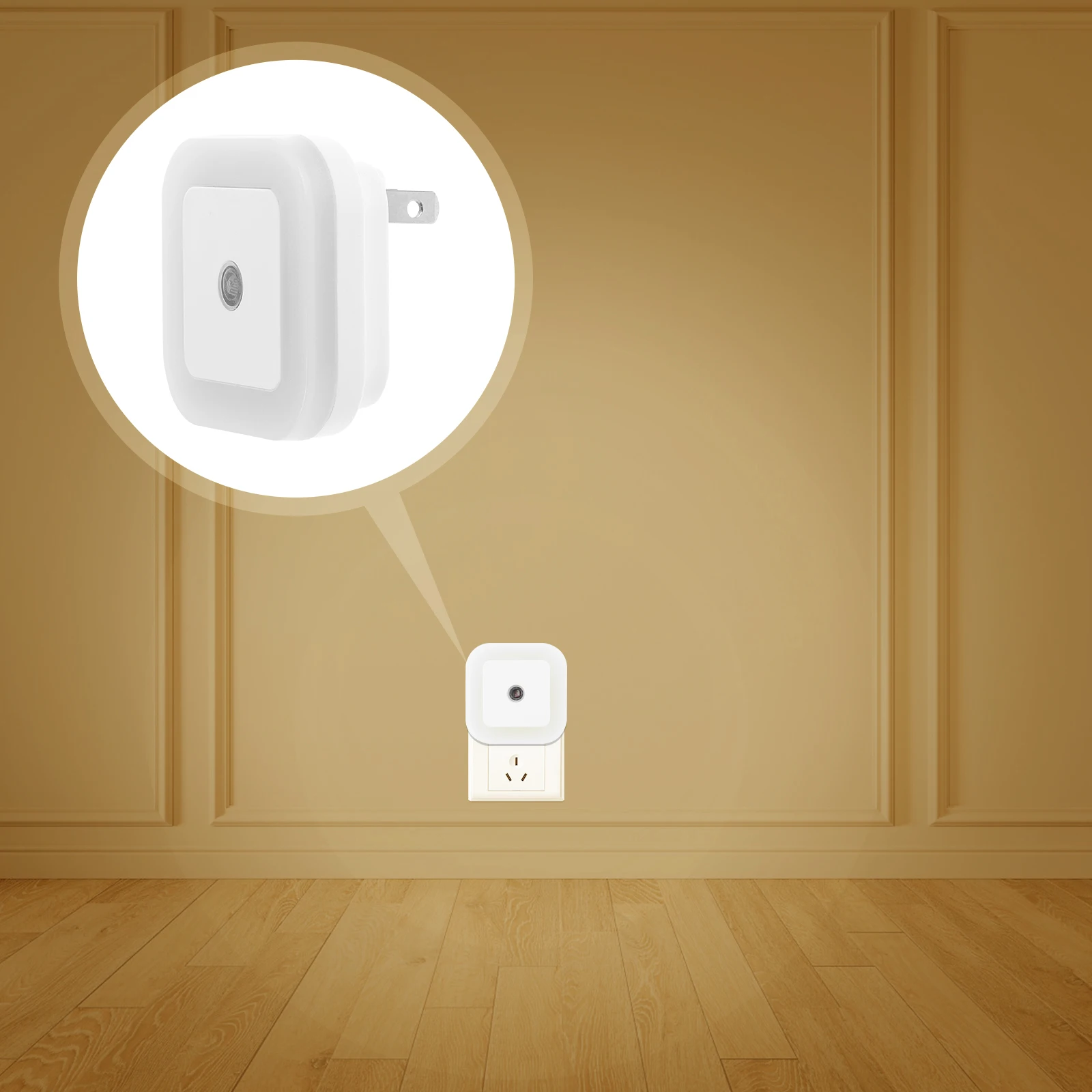 6 قطعة LED ضوء الليل الاستشعار مصباح الليل لغرف النوم الحمامات المدخل المطابخ غرف المعيشة صنعة بديعة #1