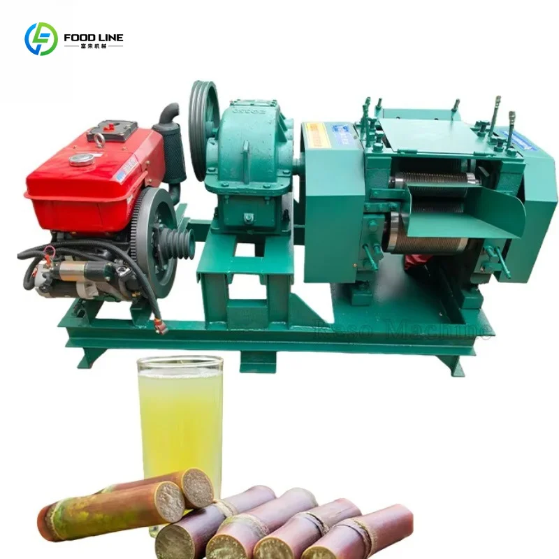 Customized Diesel Driven Sugarcane Milling Machine Juice Press Extractor Juicer