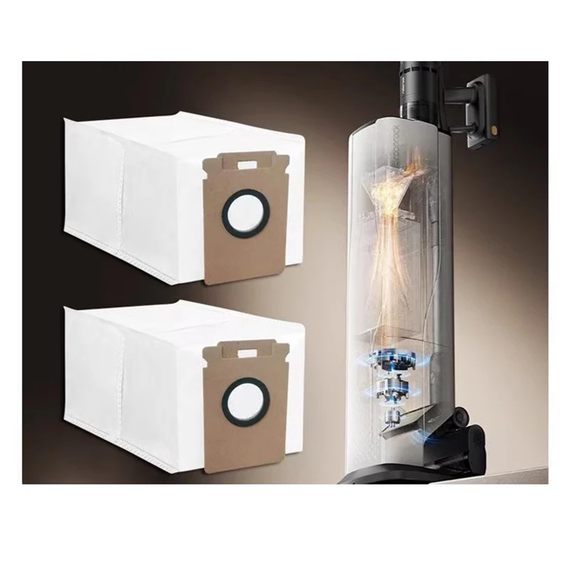 Запасные части для автоматического мешка для пыли для Roborock, аксессуары для дома, мешки для пыли H50 Ultra, ручной беспроводной пылесос