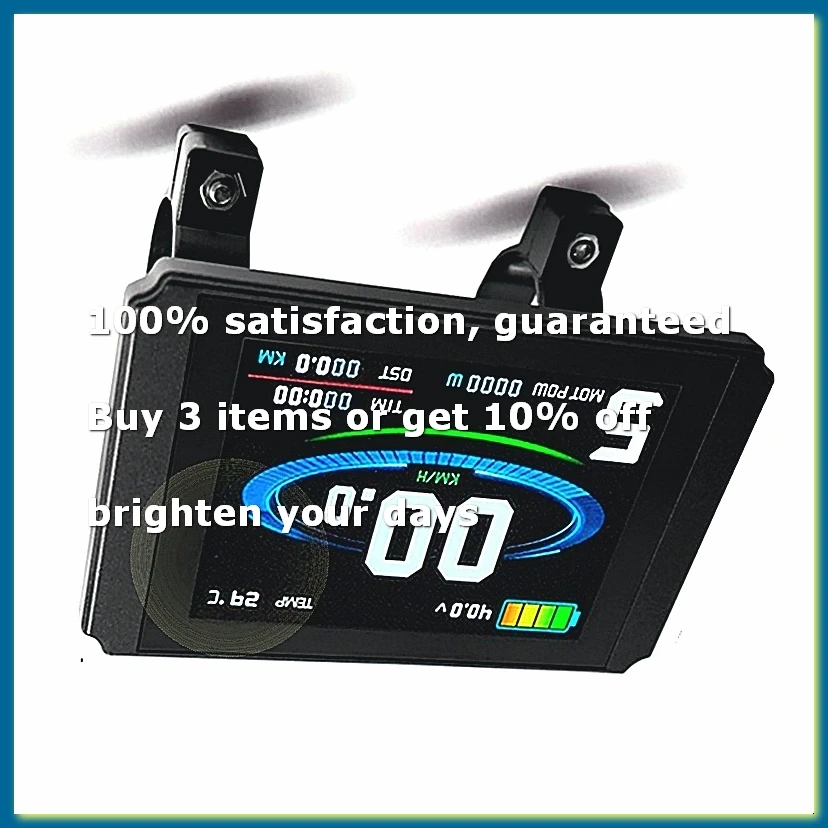 ●KT Electric Bike LCD Display 72V LCD8H Display SM Connector Electric Bike Bicycle Display for Electric Bike Kit-ABFB