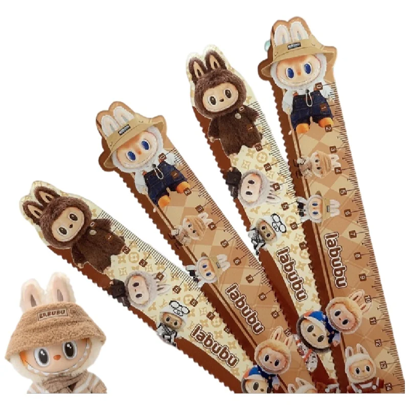 Rubble Ruler For Elementary School Students, Cute Cartoon Acrylic Ruler With High Aesthetic Value, Creative Stationery For Child