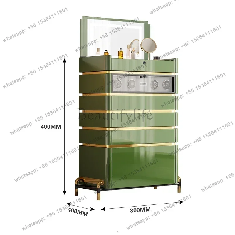 YJ Luxury Nordic Fashion Cabinets Solid Wood Lockers Jewelry Organizer Cabinets Bedroom Dresser Armario De Ropa Home Furniture