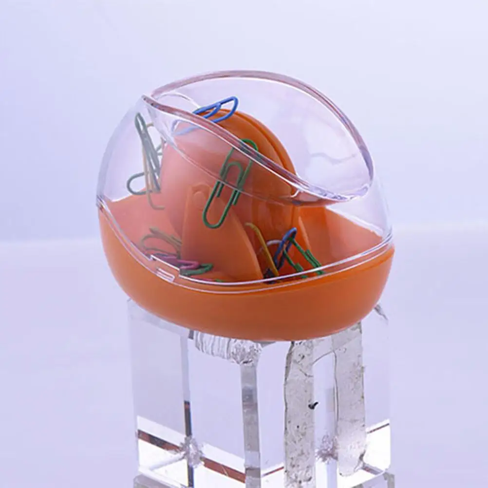 Paperclip Holder Creative Desk Organizer Strong Paper Clips Storage Box Office Supplies Cute Accessories