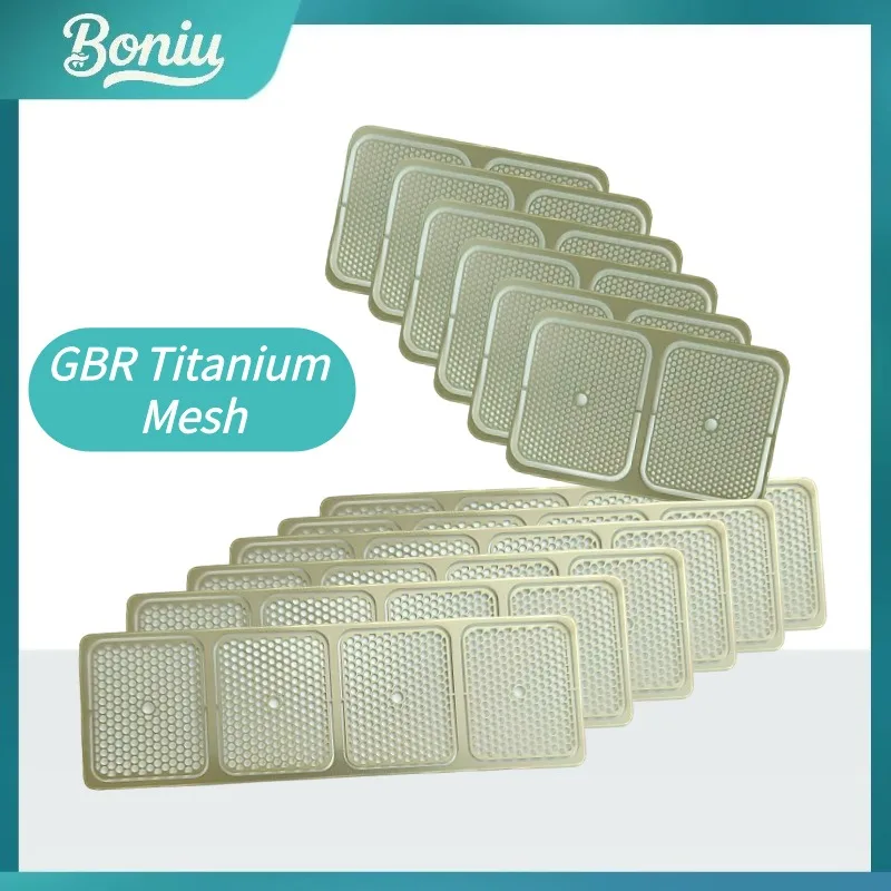 

Dental Implant Titanium Mesh GBR Flexible Bone Regeneration Barrier Membrane Safe Titanium Plate
