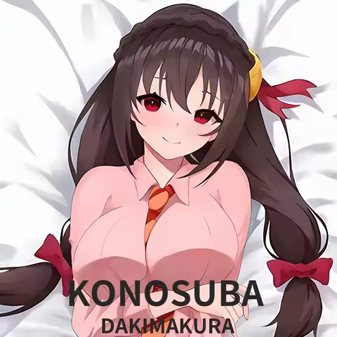 Konosuba Yunyun Dakimakura 2WAY Hugging Body Pillow Case Anime Pillow Cushion Cover